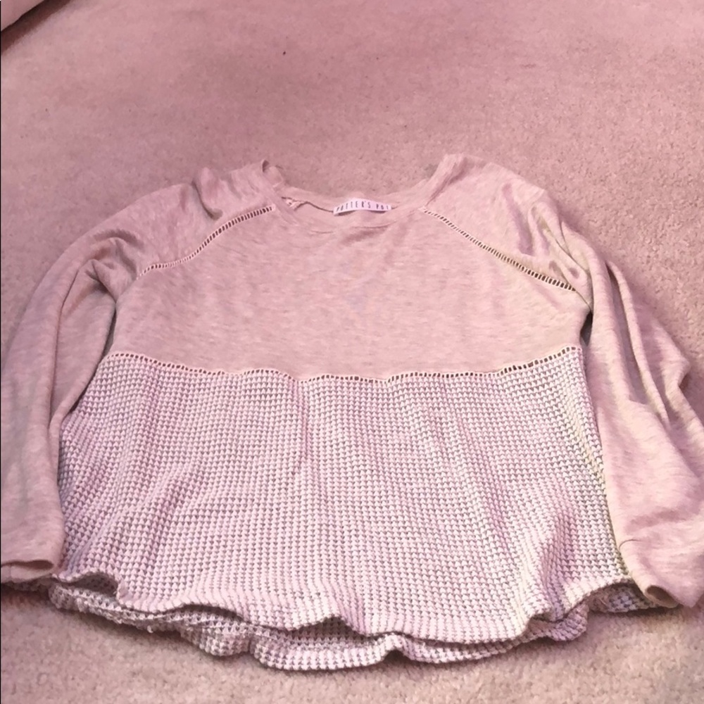 Cream color long sleeve tshirt